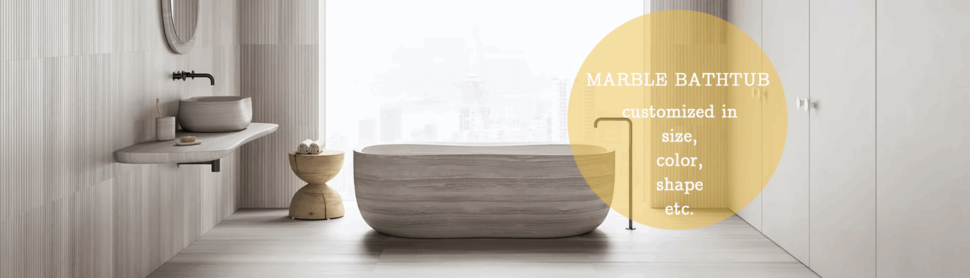 marble bathtub