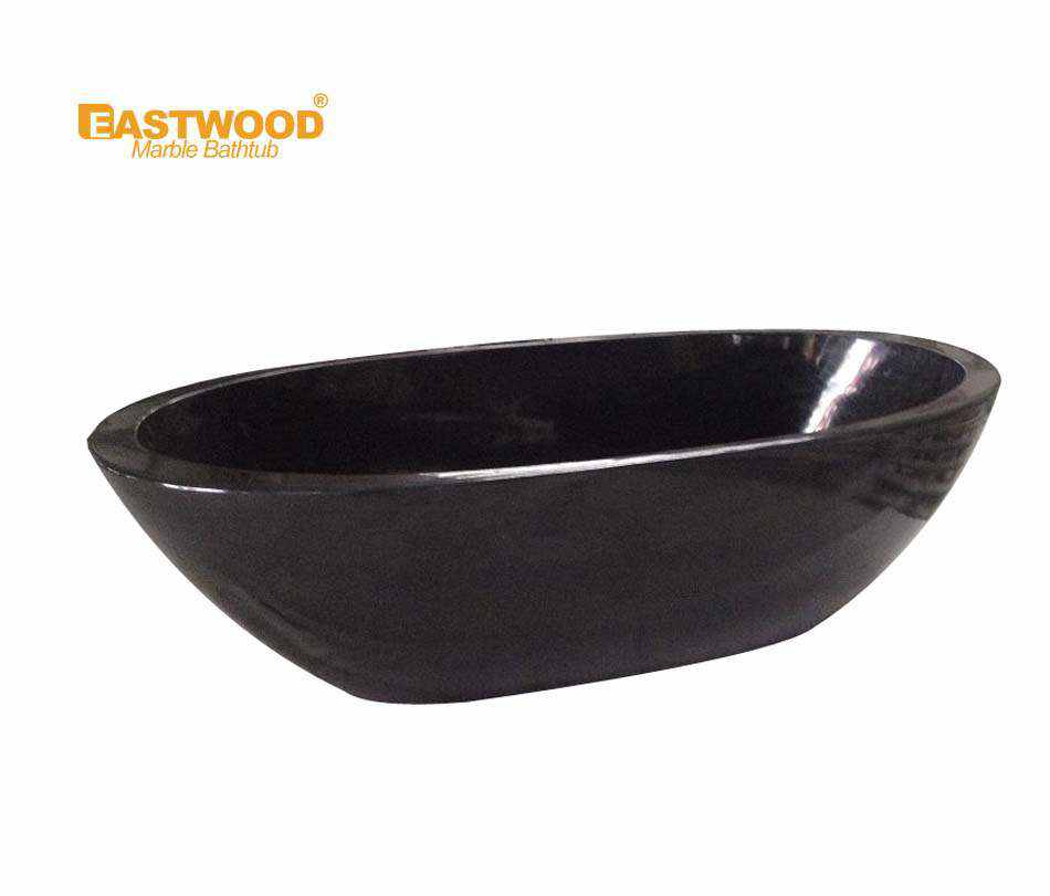 High Quality Shanxi Black Granite Bathtub