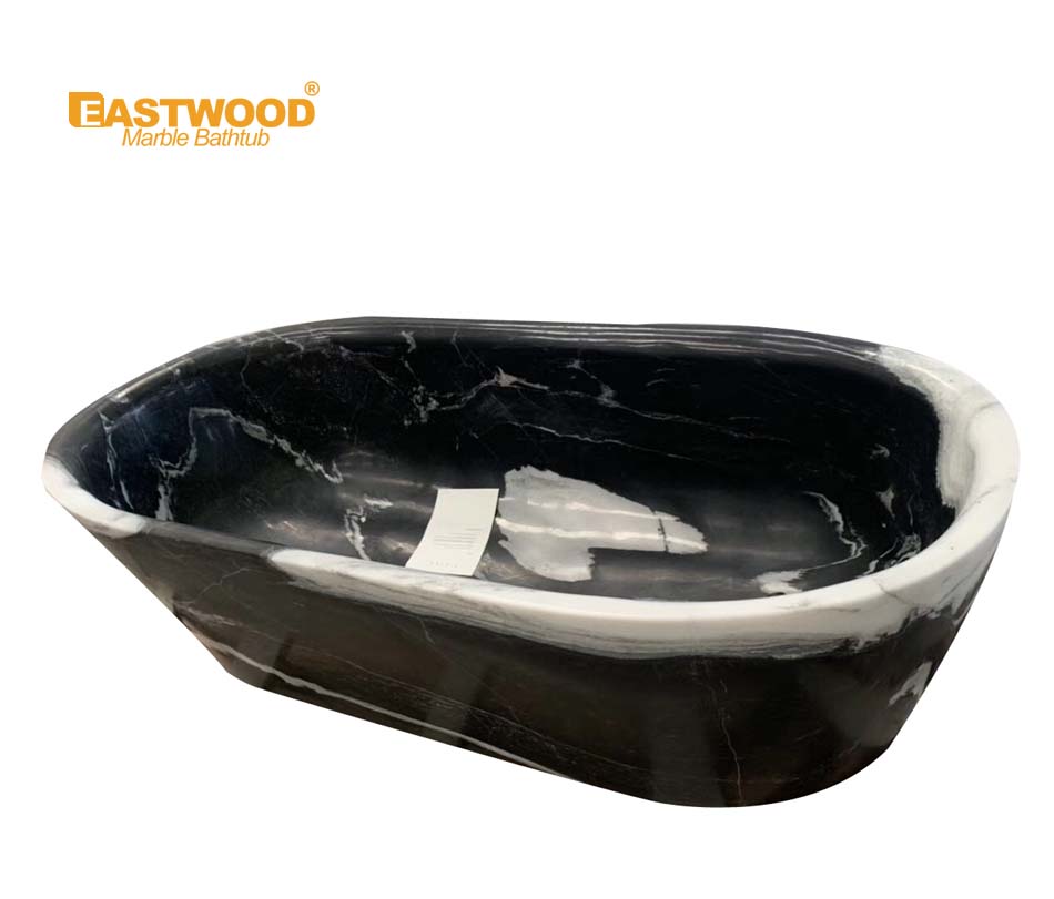 Exclusive Panda White Marble Tub-1022