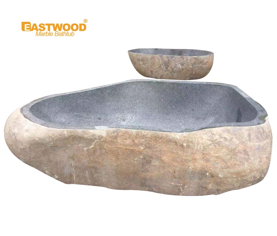 Random Boulder Stone Bathtub