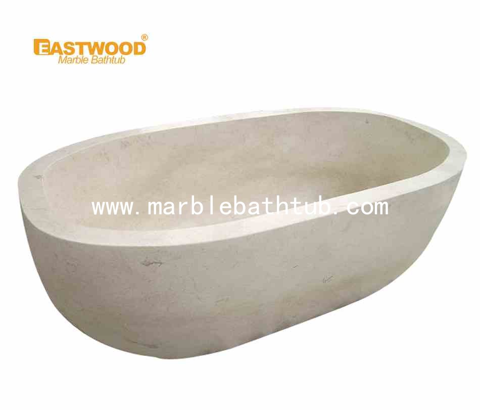 Carved Natural Stone Marble Bath Tub