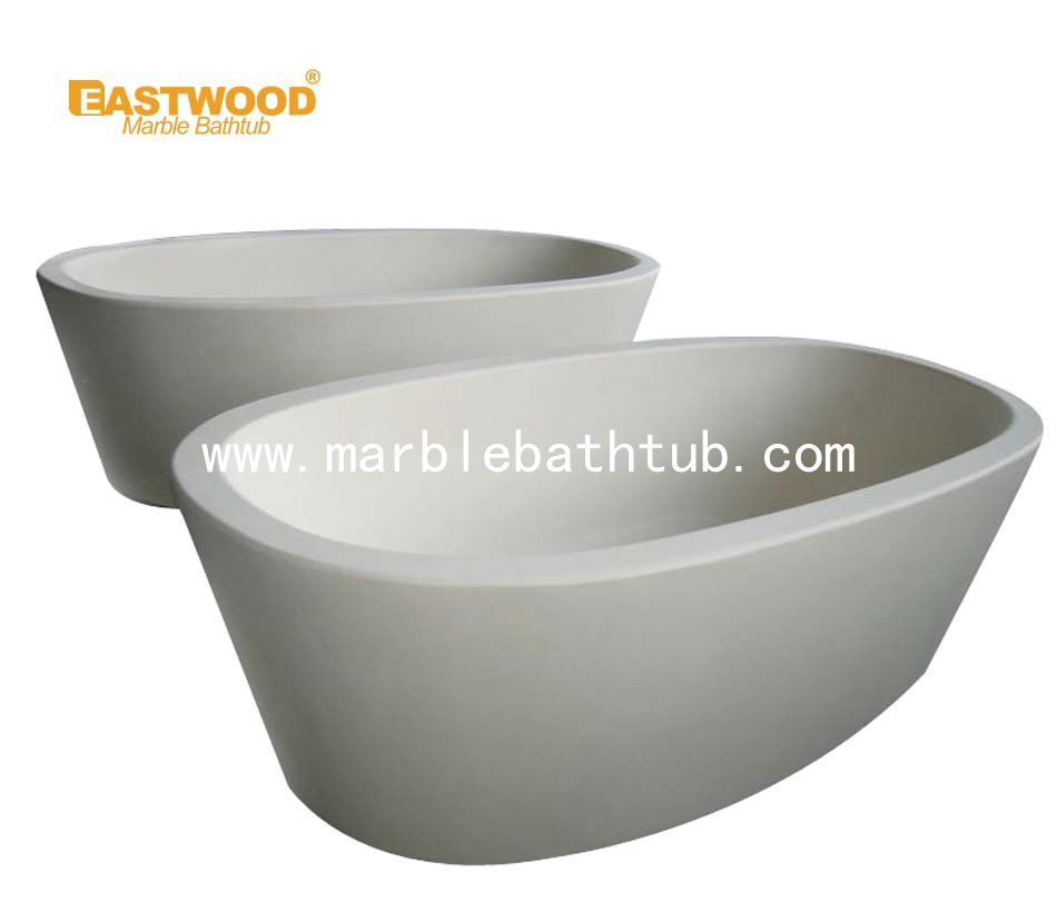 Modern Cream Bello Limestone Bathtubs