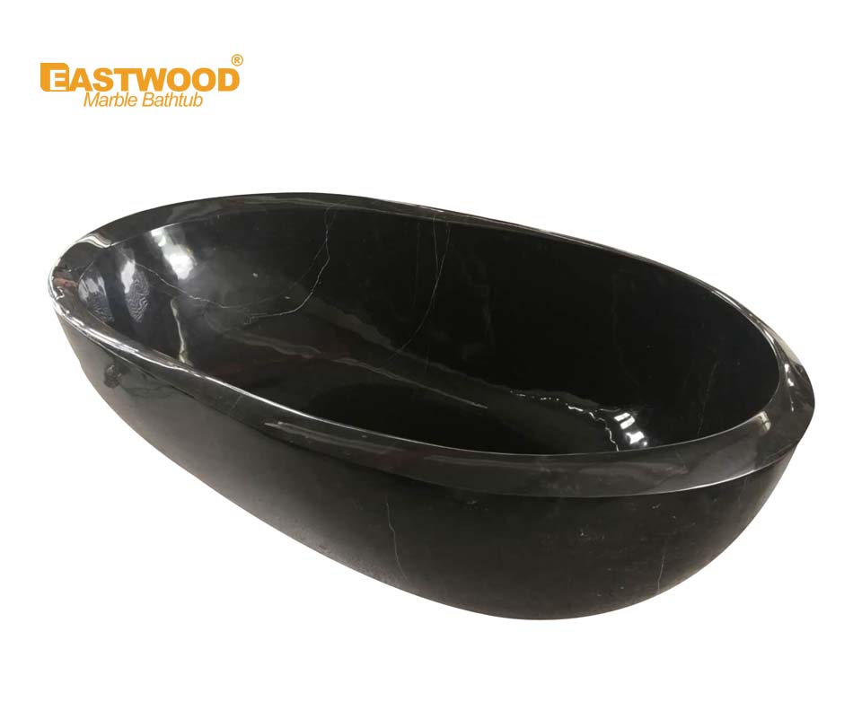 Black Marquina Marble Stone Bathtub